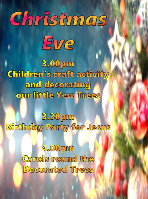 Christmas Eve at Barrowby Church Poster